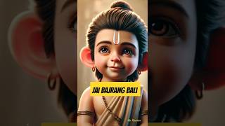 Innocent hanuman ji 💜❤️💜💜 jai bajrang bali hanuman hanumanji kids viral status cartoonshriram [upl. by Wehrle]