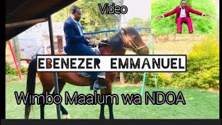 NdoaTUMEUNGANISHWAEbenezerEmmanuel Official Video [upl. by Anaela]