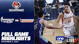 NorthPort vs Converge highlights  PBA Season 48 Commissioners Cup  Dec 6 2023 [upl. by Ylecic]