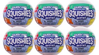 Squish Ums Squishies Besties Blind Box Mochi Squishies Unboxing [upl. by Niar]