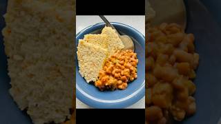 Beans and steamed bread Please subscribe and like Thanks ☺️food southafrica cooking fyp [upl. by Bevash]