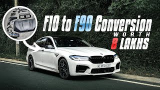 Bmw Par Kerala Ka Sabse Khatarnak Modification  F10 To F90 Conversion Worth 8 Lakhs [upl. by Llerad]