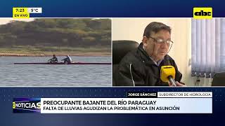 Preocupante bajante del río Paraguay [upl. by Hawley]