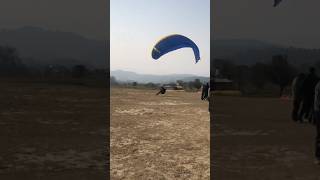 Paragliding Funny Landing 😂😂 paragliding [upl. by Gottfried]