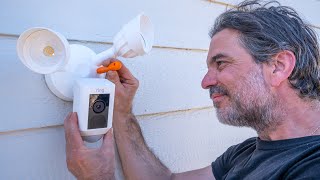 Installing a Ring Floodlight Cam Wired Plus [upl. by Aeret818]