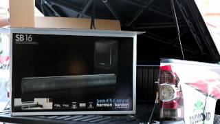 Harman Kardon SB 16 Soundbar unboxing and handson [upl. by Kamilah7]