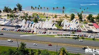 Kioskos de Luquillo PR desde el Aire [upl. by Nnaael]