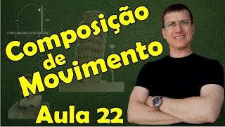 Composição de movimento  CINEMÁTICA  Aula 22  Prof Marcelo Boaro [upl. by Sclar]