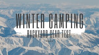 Winter Camping Backyard Gear Test Otter XTH Pro Resort Vlog12 [upl. by Eceertal]