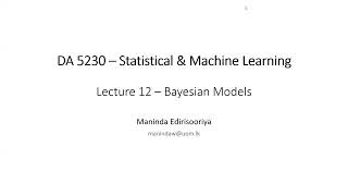 Bayesian Models [upl. by Brunella221]