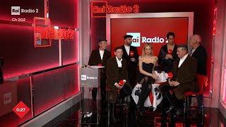 Intervista a Mahmood e I Tenores di Bitti 4ª serata  Radio2 a Sanremo [upl. by Wie]