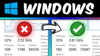 Windows Optimization for Gaming in 2min ✅ [upl. by Aiykan]