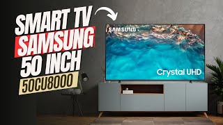 REVIEW SMART TV 50 INCH SAMSUNG  SAMSUNG 50CU8000 [upl. by Ihculo659]