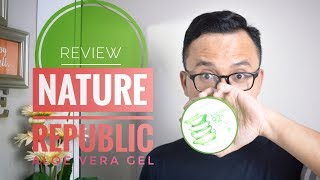 Review  Nature Republic Aloe Vera Soothing Gel [upl. by Odella]