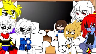 Undertale reacts to deltarune the not musical chapter 2 part 1 [upl. by Hanschen]