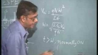 Lecture 37 GaAs MESFET Characteristics and Equivalent Circui [upl. by Dorothea]