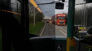 First Essex ADL Alexander Dennis Enviro 400 33563 SN58CGZ Route 94 South Woodham Ferrars To Basildon [upl. by Eimorej]