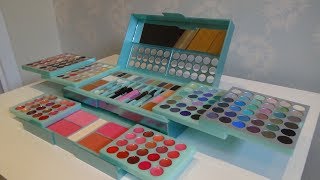 Claires Metallic Mint Green Mega Make Up Cosmetic Set [upl. by Ijok]