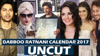 Dabboo Ratnanis Calendar 2017 Launch  FULL HD VIDEO  Shahrukh Khan Varun Dhawan Kriti Sanon [upl. by Aibsel750]