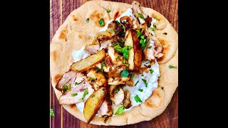 Greek Chicken Gyro on Pita  Christine Cushing [upl. by Itnuahsa]