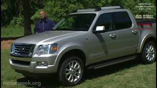 Motorweek 2007 Ford Explorer Sport Trac Road Test [upl. by Cerallua746]