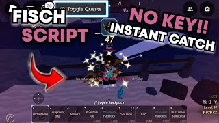 Fisch Script Very OP Instant Catch Fish and Easy Money NO KEY  Roblox PC amp Mobile [upl. by Telimay613]