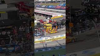 Logano amp Hocevar Pit Stops [upl. by Fulmer]