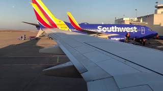 Southwest Airlines Takeoff Nashville  Boeing 7377H4 [upl. by Perlman105]