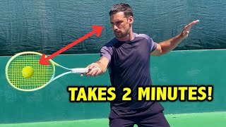 If you are a slow starter in tennis Do this before you play [upl. by Moorefield]