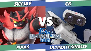 Tam Invitational 2021  CK ROB Vs Skyjay Incineroar SSBU Ultimate Tournament [upl. by Arikihs]