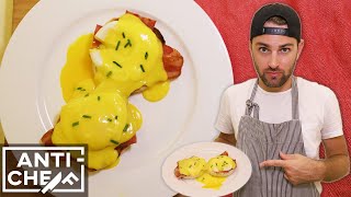 Eggs Benedict with Perfect Hollandaise Sauce [upl. by Rriocard]