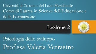 Psicologia dello sviluppo Lezione 2 [upl. by Suirtemed]