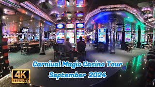 Carnival Magic Casino Tour September 2024 [upl. by Alexandria942]