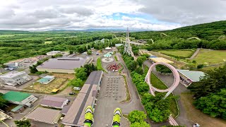 スペースショット onride POV 乗車映像  ルスツリゾート遊園地 [upl. by Candyce453]