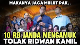 10rb Janda di JKT TOLAK Ridwan Kamil makanya jangan blunder terus pak [upl. by Valle228]