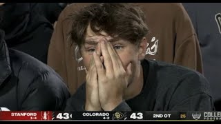 Colorado blows a 290 lead vs Stanford Game Highlights [upl. by Vez283]