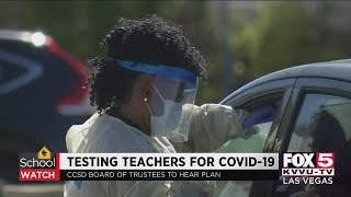 CCSD teachers concerned ahead of school board COVID19 plan [upl. by Areem]