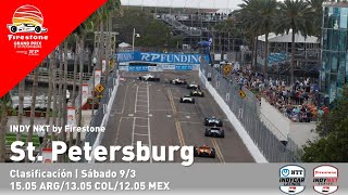 INDY NXT  St Petersburg  Clasificación [upl. by Nnylg]