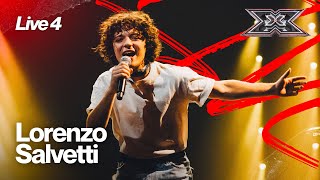 Lorenzo Salvetti si scatena sul palco con “Me So’ Mbriacato” di Mannarino  X FACTOR 2024 LIVE 4 [upl. by Kenji43]