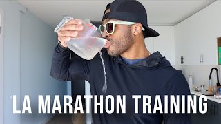 Training for the 2024 LA Marathon  3 Session Day [upl. by Mazlack142]