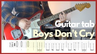 The Cure  Boys Dont Cry Guitar tabs [upl. by Ain898]