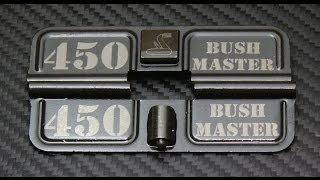 1299 450 Bushmaster Engraved AR15 Dust Cover for Ejection Port [upl. by Joanie241]