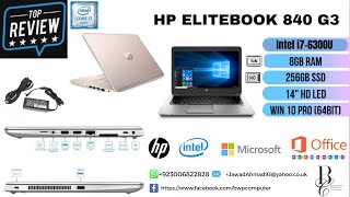 Hp Elitebook 840 g3 Review  Intel core i7 6th Gen  Price Specs How to check Laptop [upl. by Waldo389]