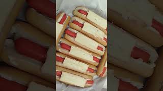 HOT DOG AU MAROILLES food cooking recipe yummy cheese recette cookingfood cuisinefrancaise [upl. by Enair]