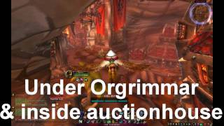 Wow Cataclysm 85 Glitches Orgrimmar and Stormwind [upl. by Arakahs]