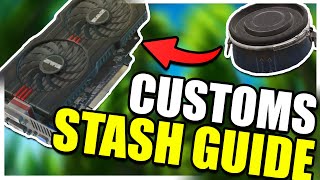 ULTIMATE Customs Hidden Stash Guide  Customs loot Run  Escape from Tarkov [upl. by Enelaehs873]