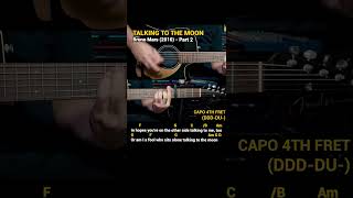 Talking to the Moon  Bruno Mars 2010 Easy Guitar Chords Tutorial with Lyrics Part 2 SHORTS REELS [upl. by Artemis246]