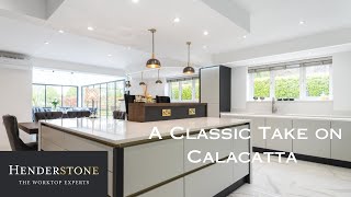 Silestone Calacatta Classic Quartz Worktops  Henderstone [upl. by Junieta]