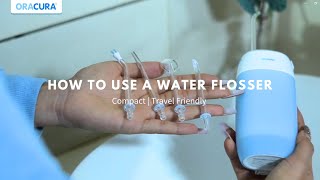 How to use the OC400 Compact Plus Smart Water Flosser  Travel Water Flosser  Features amp Benefits [upl. by Titania]