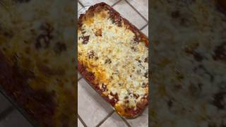 Meat amp Cheese Lasagna cooking easyrecipe lasagna dinnerrecipe cookingshorts [upl. by Fabrianna]